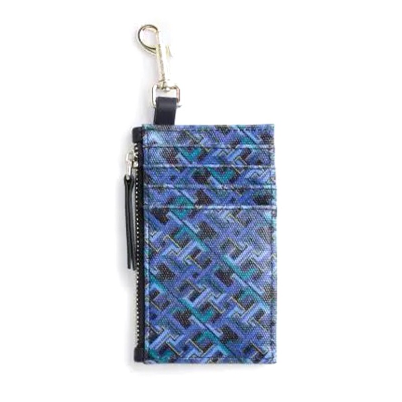 Tommy Hilfiger Monoplay Card & Coin Holder-Space Blue