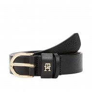 Tommy Hilfiger Belt 2.5 TH Monogram Leather-Black