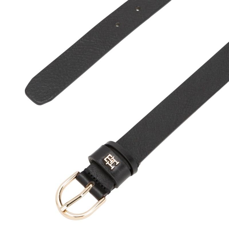 Tommy Hilfiger Belt 2.5 TH Monogram Leather-Black