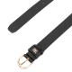 Tommy Hilfiger Belt 2.5 TH Monogram Leather-Black