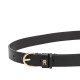 Tommy Hilfiger Belt 2.5 TH Monogram Leather-Black