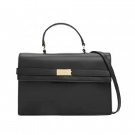 Tommy Hilfiger Satchel Bag Flap TH Heritage-Black