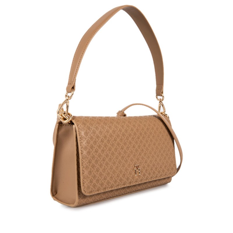 Tommy Hilfiger Shoulder Bag TH Eternity Mono-Beige Tommy Hilfiger Shoulder Bag TH Eternity Mono-Beige