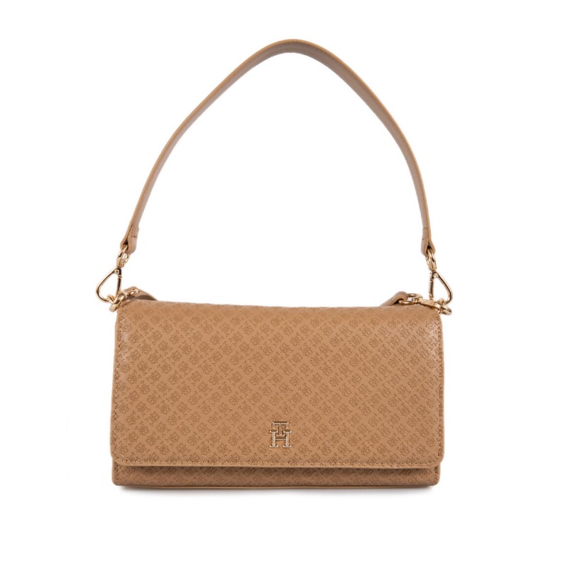 Tommy Hilfiger Shoulder Bag TH Eternity Mono-Beige Tommy Hilfiger Shoulder Bag TH Eternity Mono-Beige