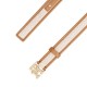 Tommy Hilfiger Belt Canvas TH Monogram Logo 2.5 cm-Cognac