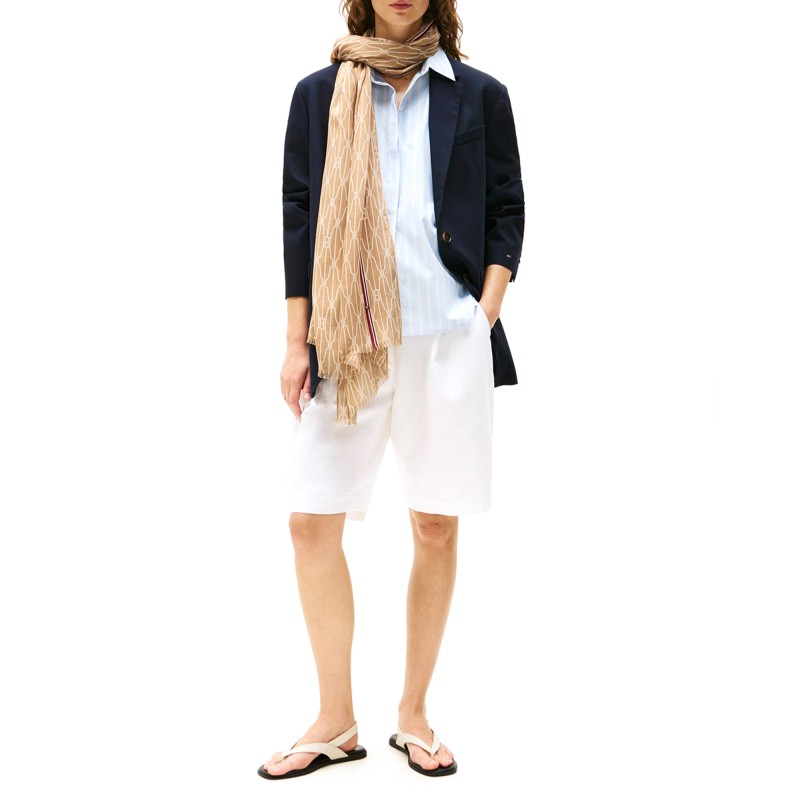 Tommy Hilfiger Scarf Essential Flag-Safari Canvas