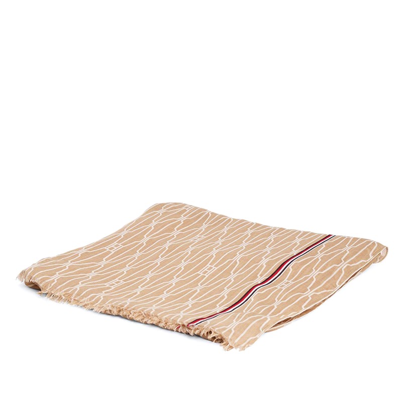 Tommy Hilfiger Scarf Essential Flag-Safari Canvas