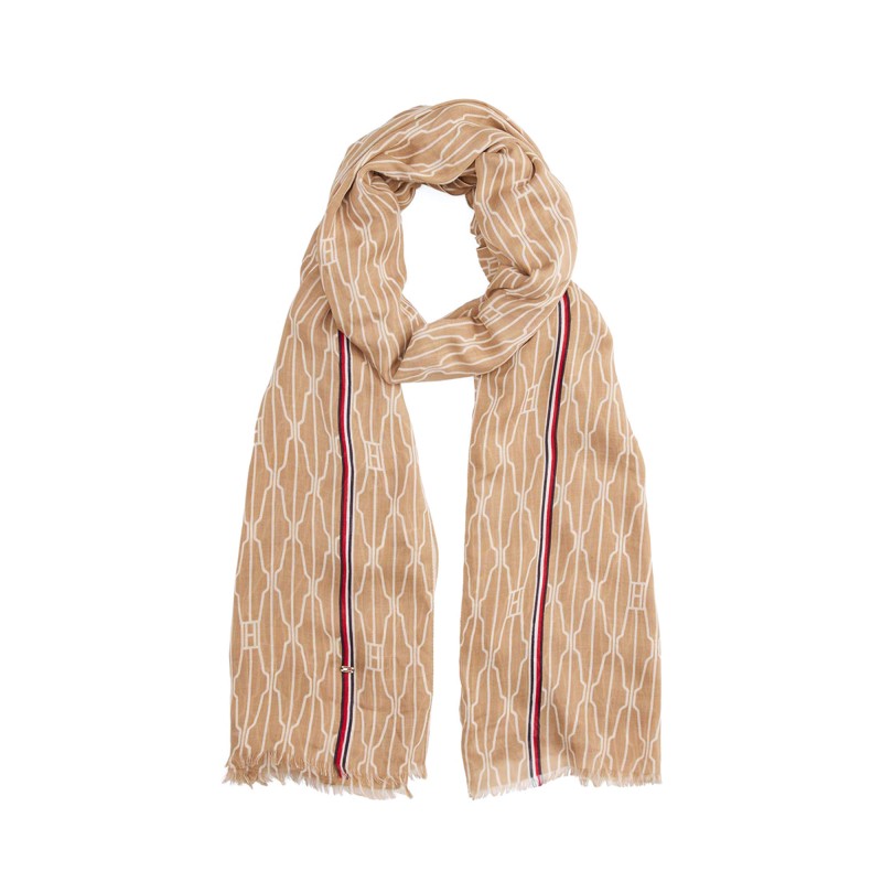Tommy Hilfiger Scarf Essential Flag-Safari Canvas