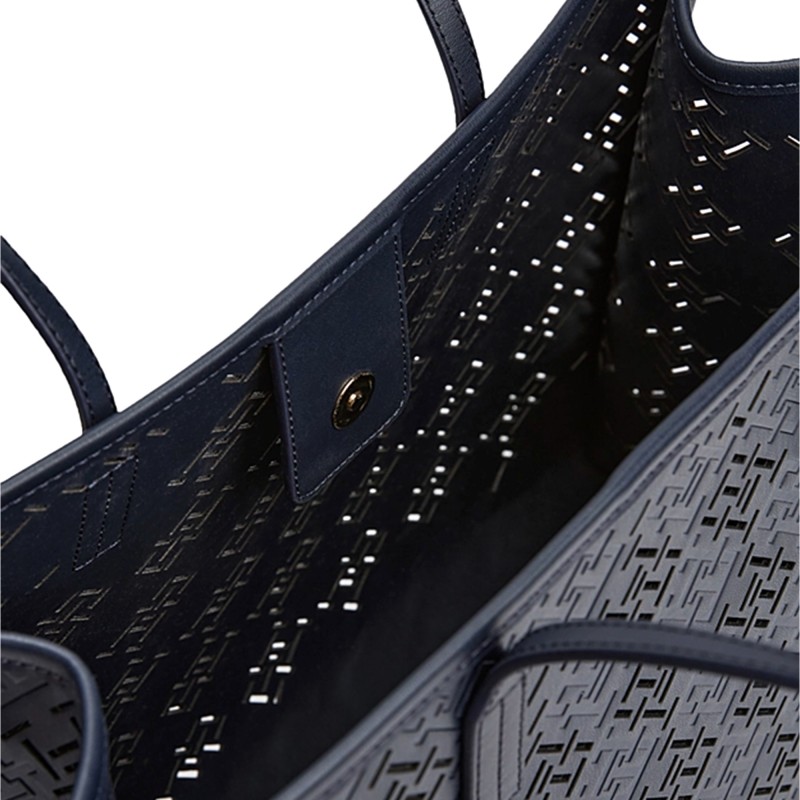 Tommy Hilfiger Tote Bag City TH Monogram-Space Blue Tommy Hilfiger Tote Bag City TH Monogram-Space Blue