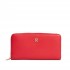 Tommy Hilfiger Wallet TH Monogram Zip Around-Primary Red