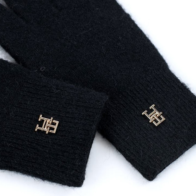 Tommy Hilfiger Gloves TH Elevated Chic Knit-Black