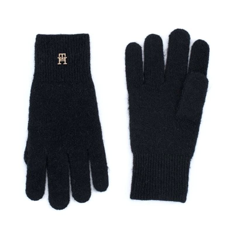 Tommy Hilfiger Gloves TH Elevated Chic Knit-Black