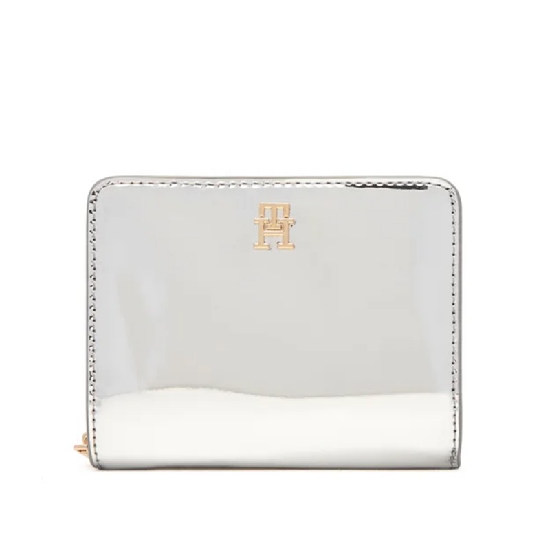 Tommy Hilfiger Wallet With Flap Met-Silver Tommy Hilfiger Wallet With Flap Met-Silver