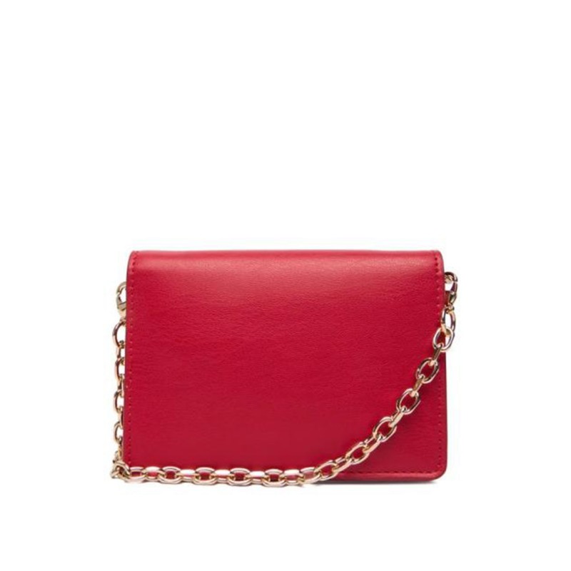 Tommy Hilfiger Wallet Chain TH Icon Card Holder-Primary Red