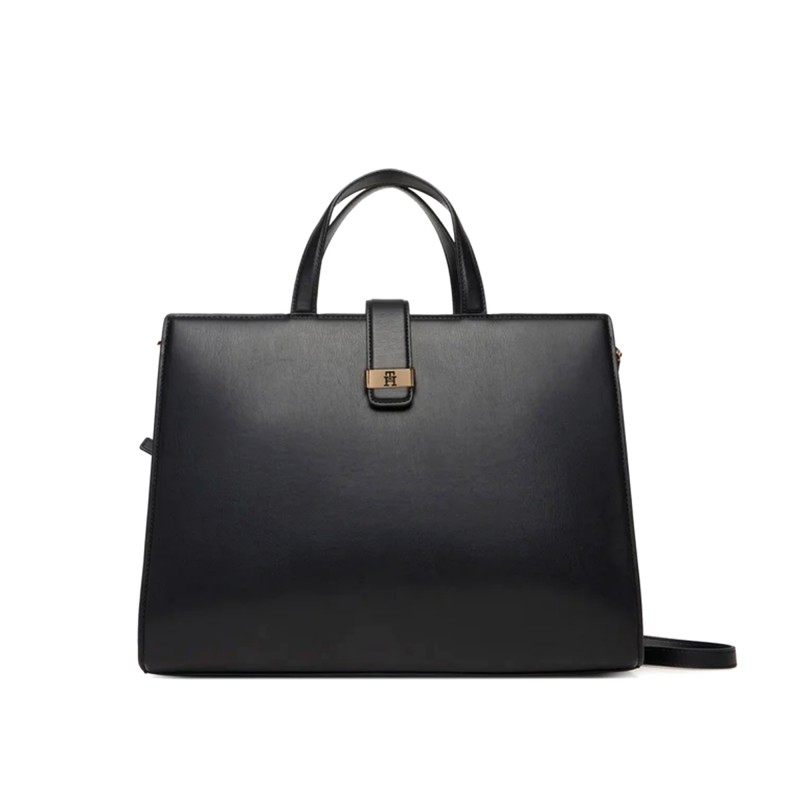 Tommy Hilfiger Bag TH Heritage Satchel-Black Tommy Hilfiger Bag TH Heritage Satchel-Black