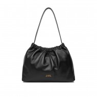 Tommy Hilfiger Shoulder Bag Soft Leather-Black