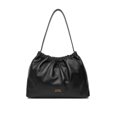 Tommy Hilfiger Shoulder Bag Soft Leather-Black