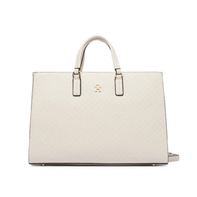 Tommy Hilfiger Satchel Bag TH Daily-Soft Cream