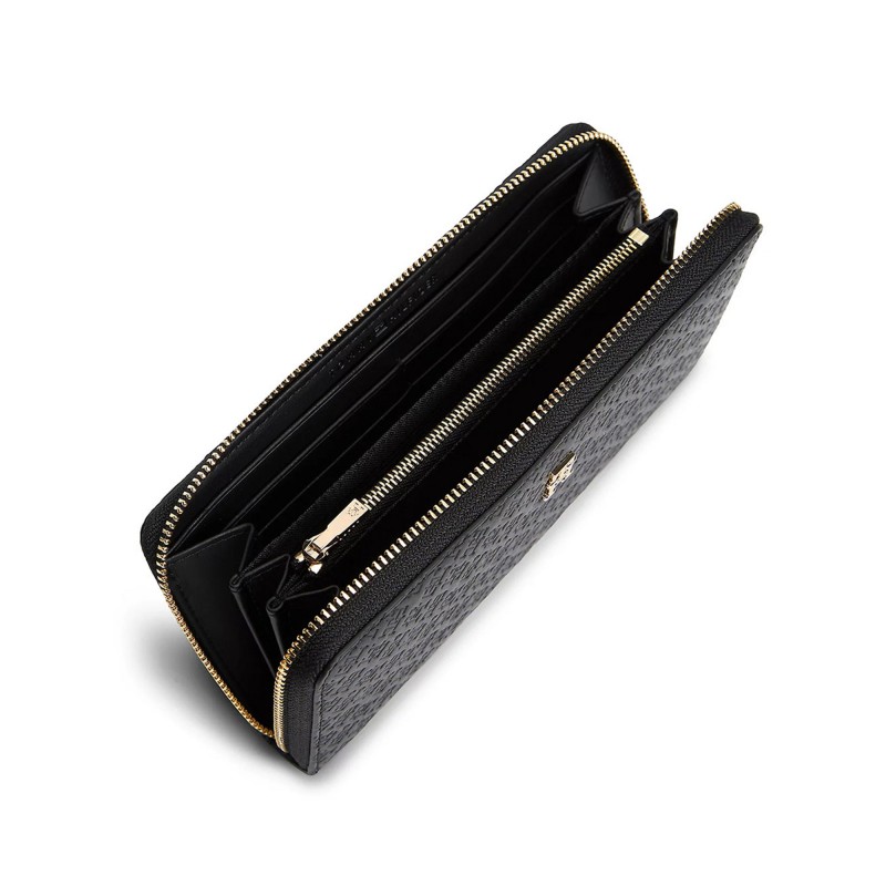 Tommy Hilfiger Wallet Zip Large th Icon-Black