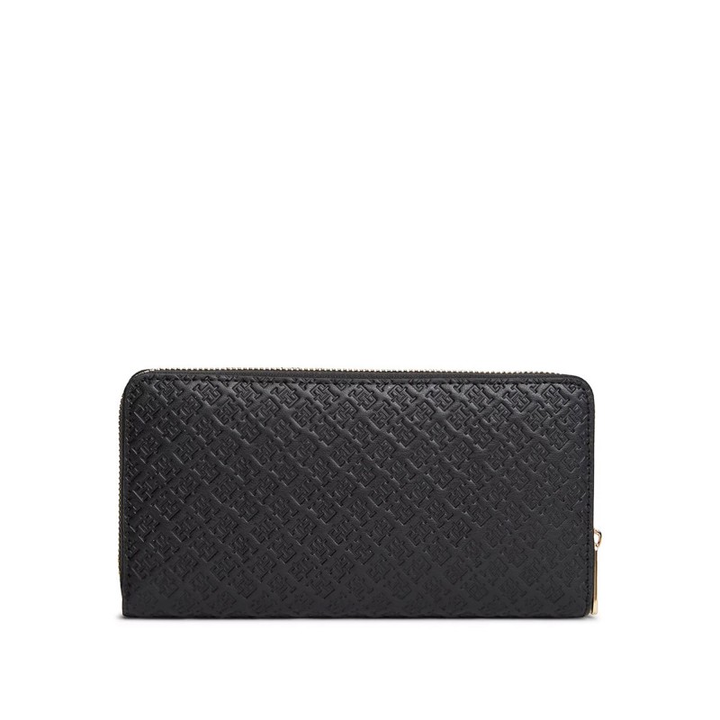 Tommy Hilfiger Wallet Zip Large th Icon-Black
