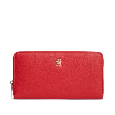 Tommy Hilfiger Wallet Zip Large TH Icon-Red