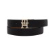 Tommy Hilfiger Belt Reversible TH Logo 3.0 Pebble-Black