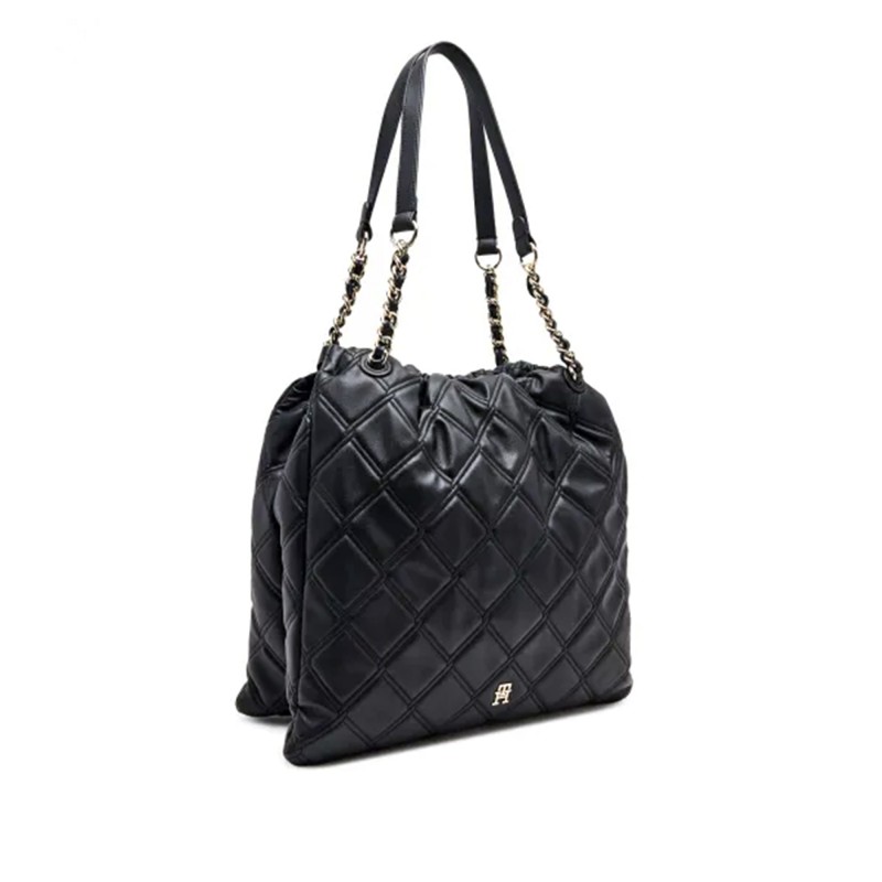 Tommy Hilfiger Tote Bag TH Feminine-Black Tommy Hilfiger Tote Bag TH Feminine-Black