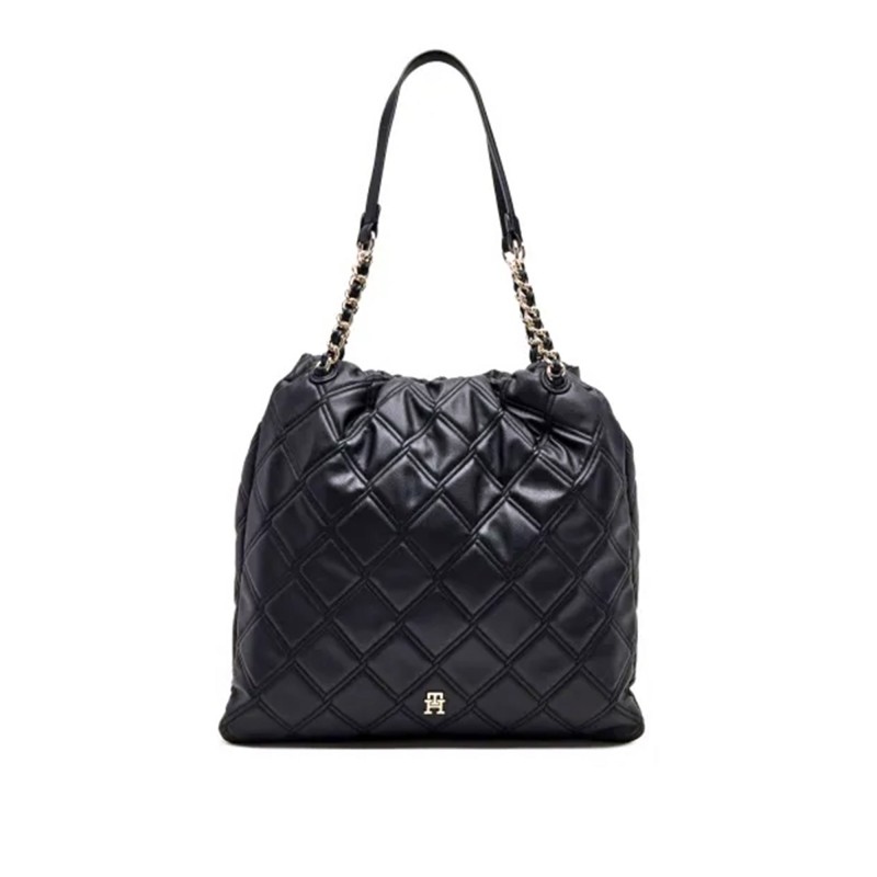 Tommy Hilfiger Tote Bag TH Feminine-Black Tommy Hilfiger Tote Bag TH Feminine-Black