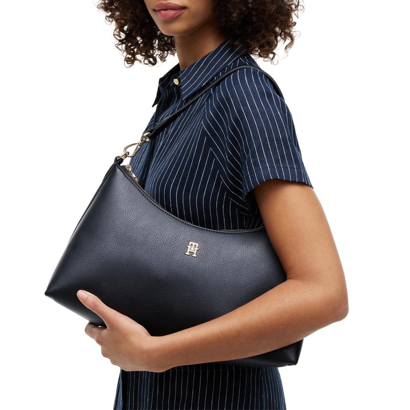 Tommy Hilfiger Bag Shoulder TH Icon-Black