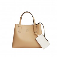 Tommy Hilfiger Bag TH Icon Mini Satchel-Beige
