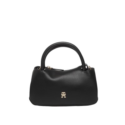 Tommy Hilfiger Bag TH Logotape Mini Satchel-Black