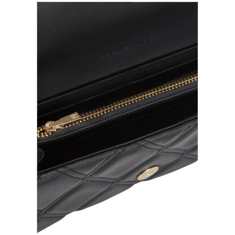 Tommy Hilfiger Wallet TH Feminine On Chain-Black