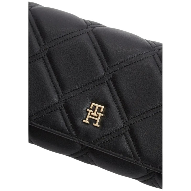 Tommy Hilfiger Wallet TH Feminine On Chain-Black