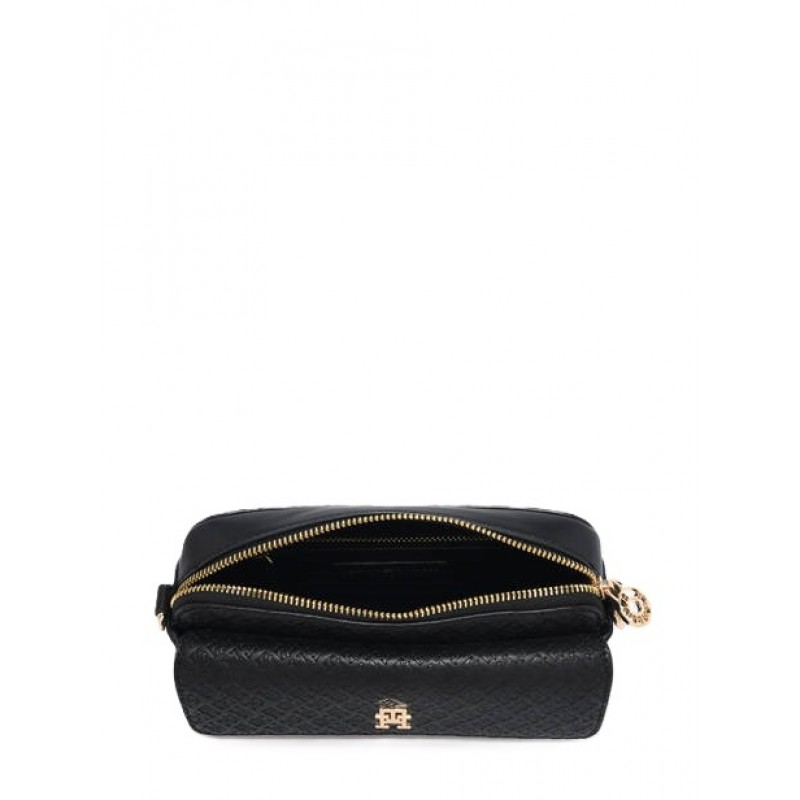 Tommy Hilfiger Camera Bag TH Icon Monologo-Black Tommy Hilfiger Camera Bag TH Icon Monologo-Black
