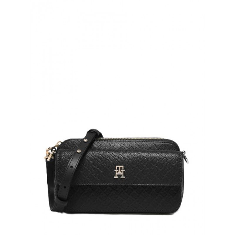Tommy Hilfiger Camera Bag TH Icon Monologo-Black Tommy Hilfiger Camera Bag TH Icon Monologo-Black