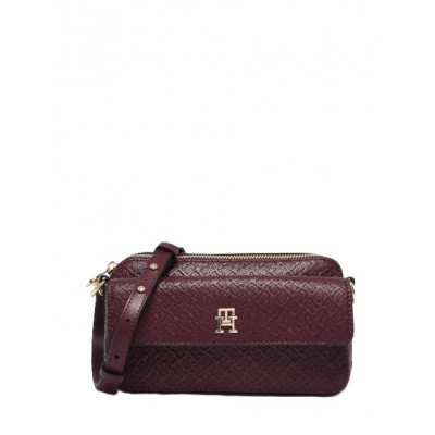 Tommy Hilfiger Camera Bag TH Icon Monologo-Oxblood