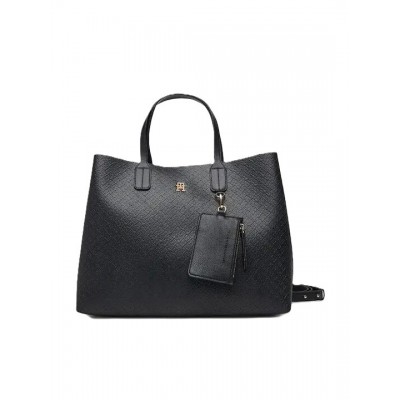Tommy Hilfiger Satchel Bag TH Icon Monologo-Black