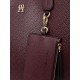 Tommy Hilfiger Satchel Bag TH Icon Monologo-Oxblood