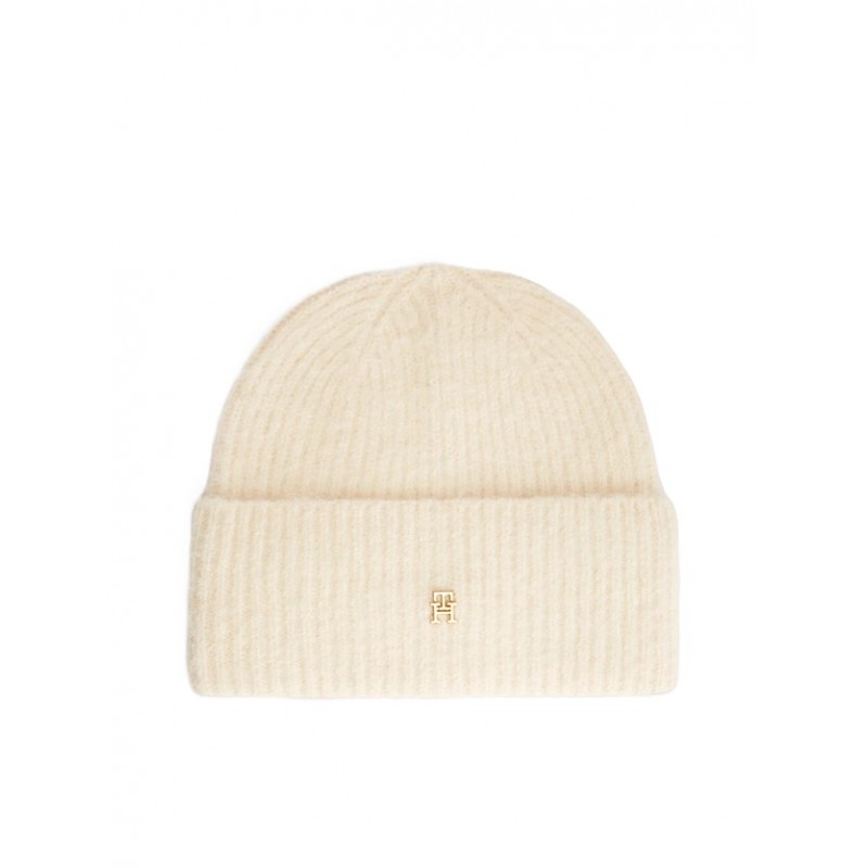 Tommy Hilfiger Beanie TH Elevated Chic-Sugarcane Tommy Hilfiger Beanie TH Elevated Chic-Sugarcane