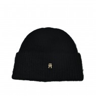 Tommy Hilfiger Beanie TH Elevated Chic-Black