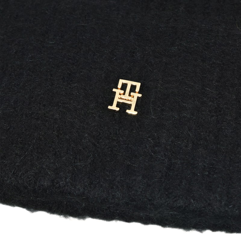 Tommy Hilfiger Beanie TH Elevated Chic-Black Tommy Hilfiger Beanie TH Elevated Chic-Black