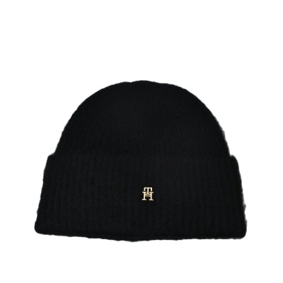 Tommy Hilfiger Beanie TH Elevated Chic-Black
