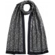 Tommy Hilfiger Scarf TH Monogram Jacquard-Space Blue Tommy Hilfiger Scarf TH Monogram Jacquard-Space Blue
