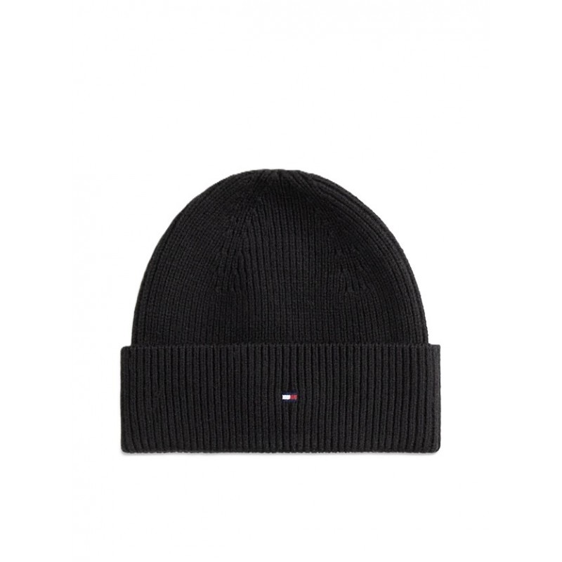 Tommy Hilfiger Beanie & Scarf TH Flag Gift Box-Black Tommy Hilfiger Beanie & Scarf TH Flag Gift Box-Black