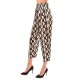 Philosophy Satin Print Pleated Pants-Black/Gold Philosophy Satin Print Pleated Pants-Black/Gold