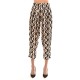 Philosophy Satin Print Pleated Pants-Black/Gold Philosophy Satin Print Pleated Pants-Black/Gold