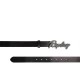 Replay Belt With Logo Buckle-Black/Silver Replay Belt With Logo Buckle-Black/Silver