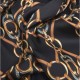 Guess Foulard Printed 53x53-Black/Gold