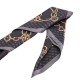 Guess Foulard Printed 53x53-Black/Gold