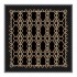 Guess Foulard Printed 53x53-Black/Gold